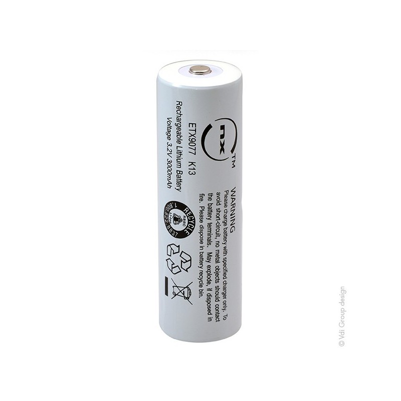 Accu pour lampe tracker pro LED ETX9077