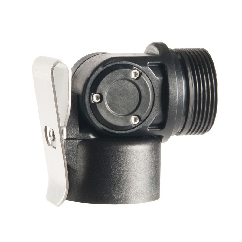 Adaptateur à angle droit articulé avec clip Adaptateur à angle droit articulé avec clip