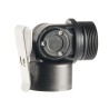 Adaptateur à angle droit articulé avec clip