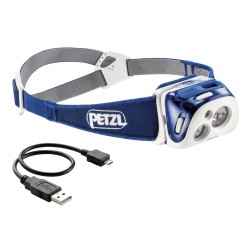 Petzl Reactik bleue - Lampe frontale rechargeable 220 lumens