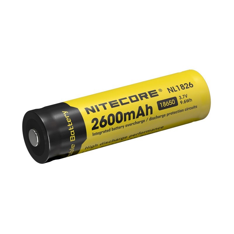 Accu Nitecore NL1826 18650 - 2600mAh 3.7V