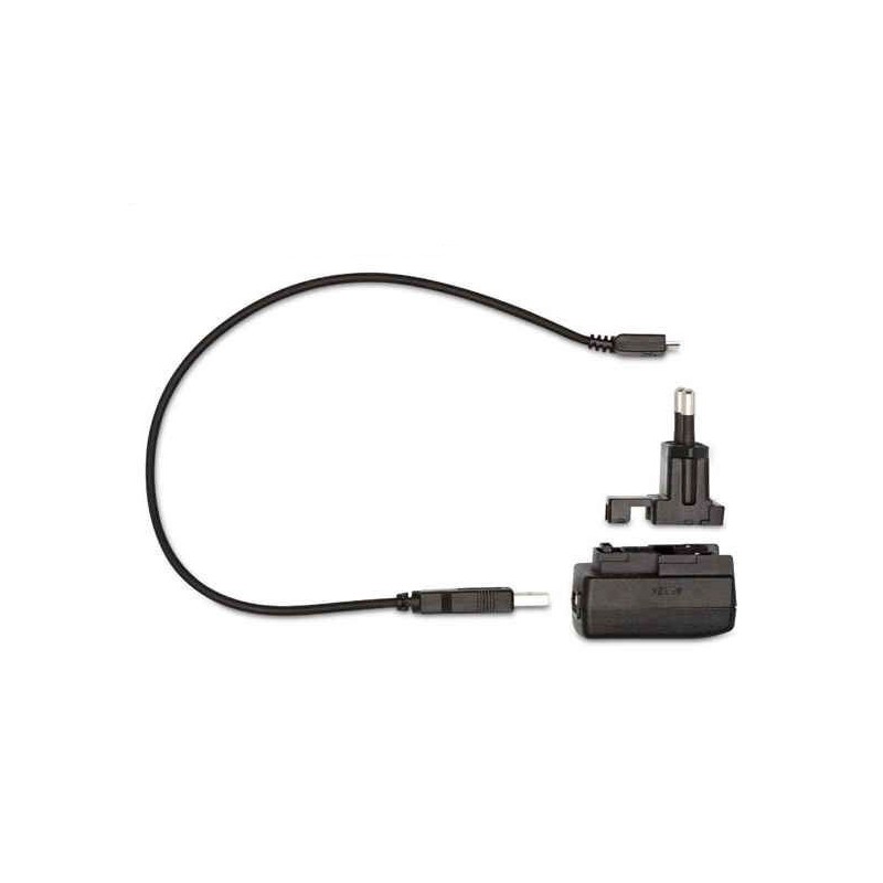 Chargeur USB 5V sur prise secteur avec câble pour frontales Led Lenser