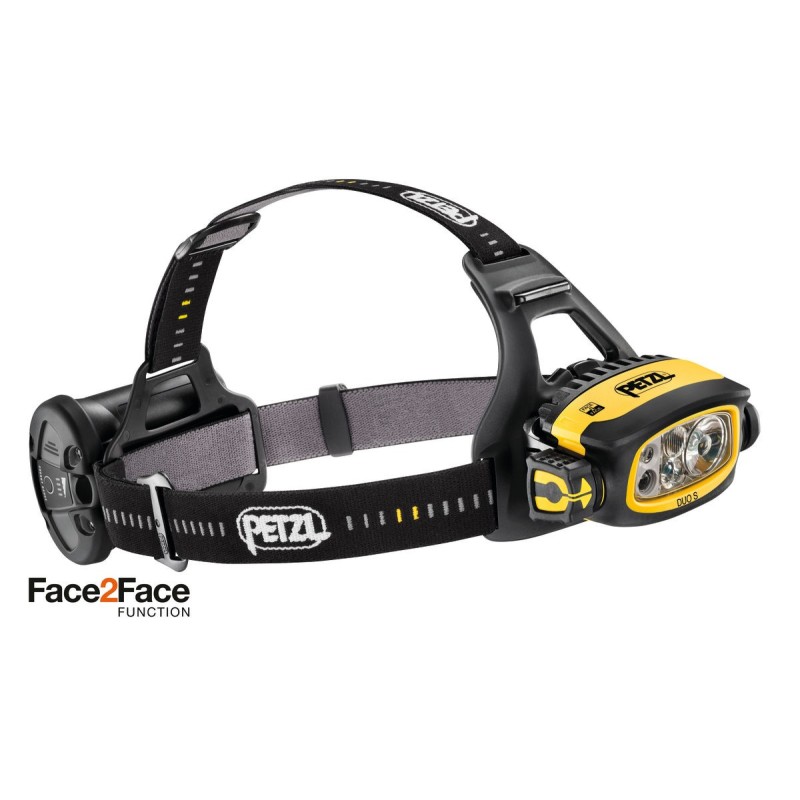 Petzl DUO S - Lampe frontale rechargeable 1100 lumens pour spéléologues