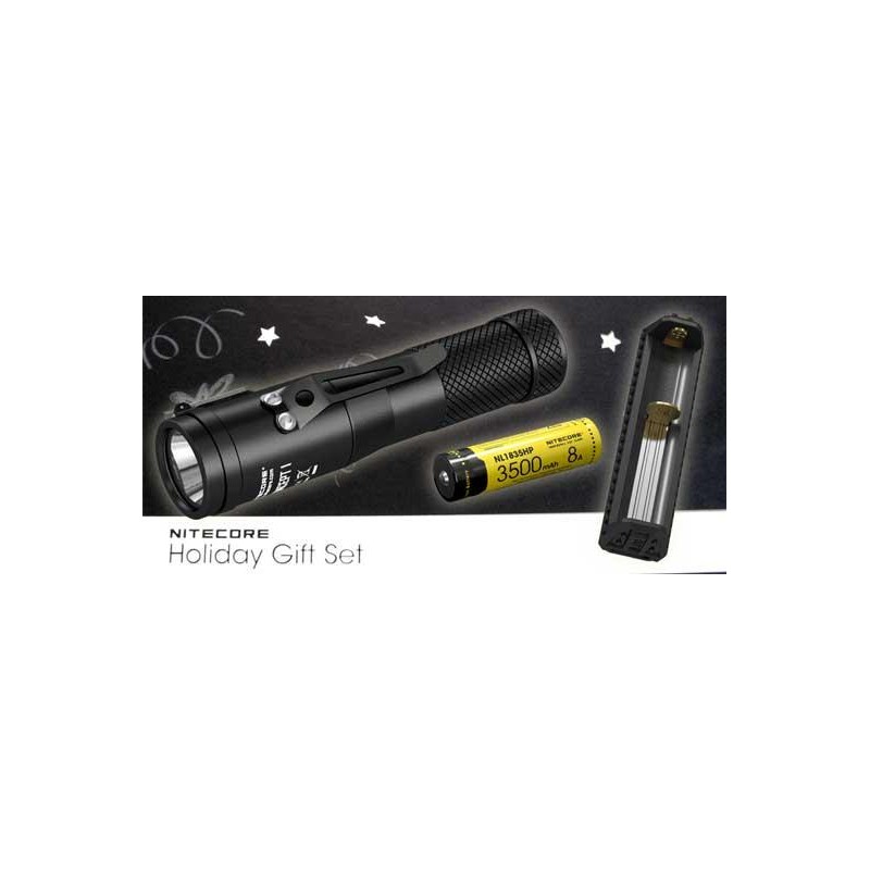 Gift Box Nitecore Concept 1 + F1 + accu NL1835HP