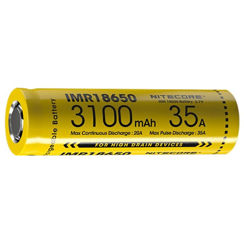 Accu IMR 18650 Nitecore - 3100mAh