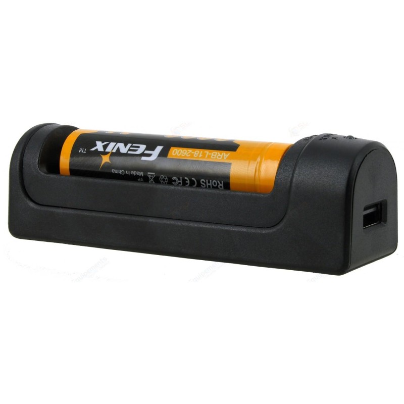 Chargeur ARE-X1 + accu Fenix 18650 3.6V 2600mAh