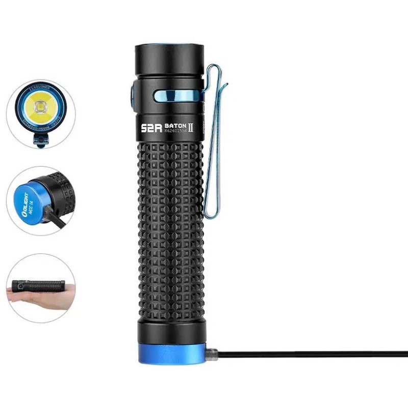 Olight S2R Baton II - Lampe de poche/torche 1150 lumens