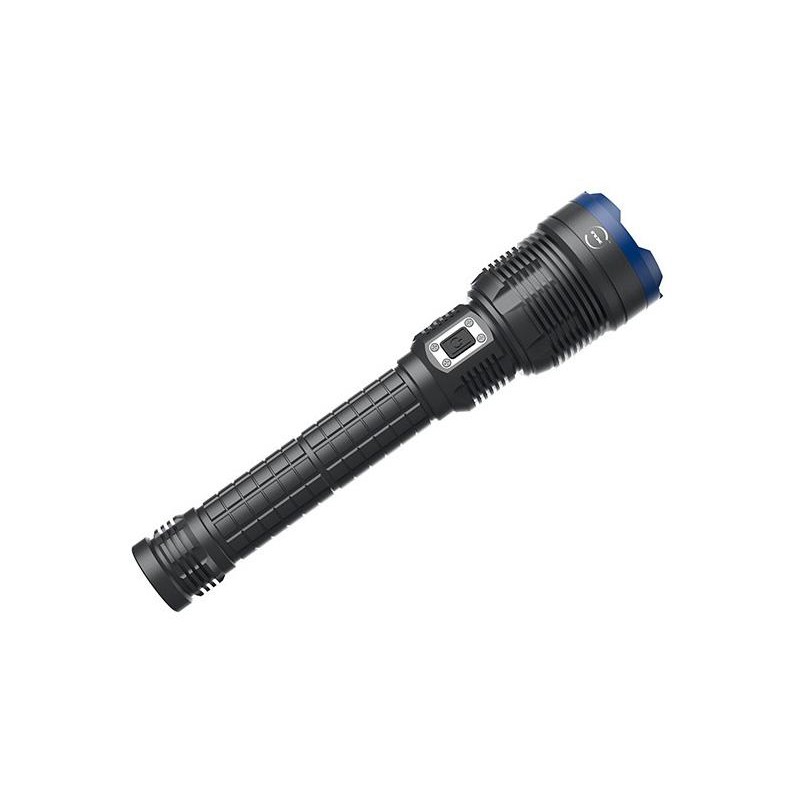 Lampe torche aluminium NX Tracker Pro Led Cob 8000 lumens rechargeable