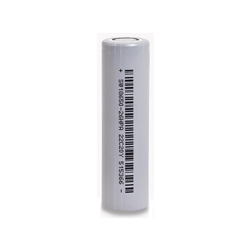 Accus Lithium-Ion SINOWATT SW18650-26HPA 3.6V 2600mAh FT