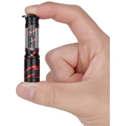 Olight i3E EOS Mini lampe porte-clés 90 lumens lave noire