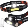 Lampe frontale Cob 4 en 1