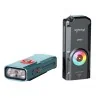 Lampe de poche porte-clés 3 en 1 Fenix E06RT turquoise