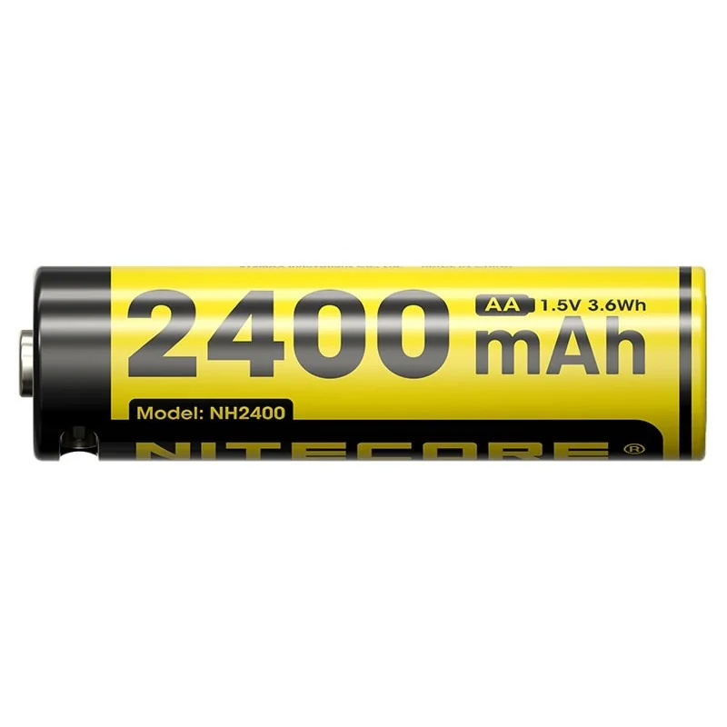 Pile AA rechargeable Nitecore NH2400SB Li-ion 2400mAh
