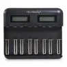 Chargeur piles ultra rapide NX READY pour 8AA / 8AAA / 4C / 4D NiMH/NiCd