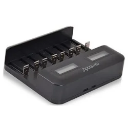 Chargeur piles ultra rapide NX READY pour 8AA / 8AAA / 4C / 4D NiMH/NiCd