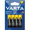 Lot de 4 piles AA Varta