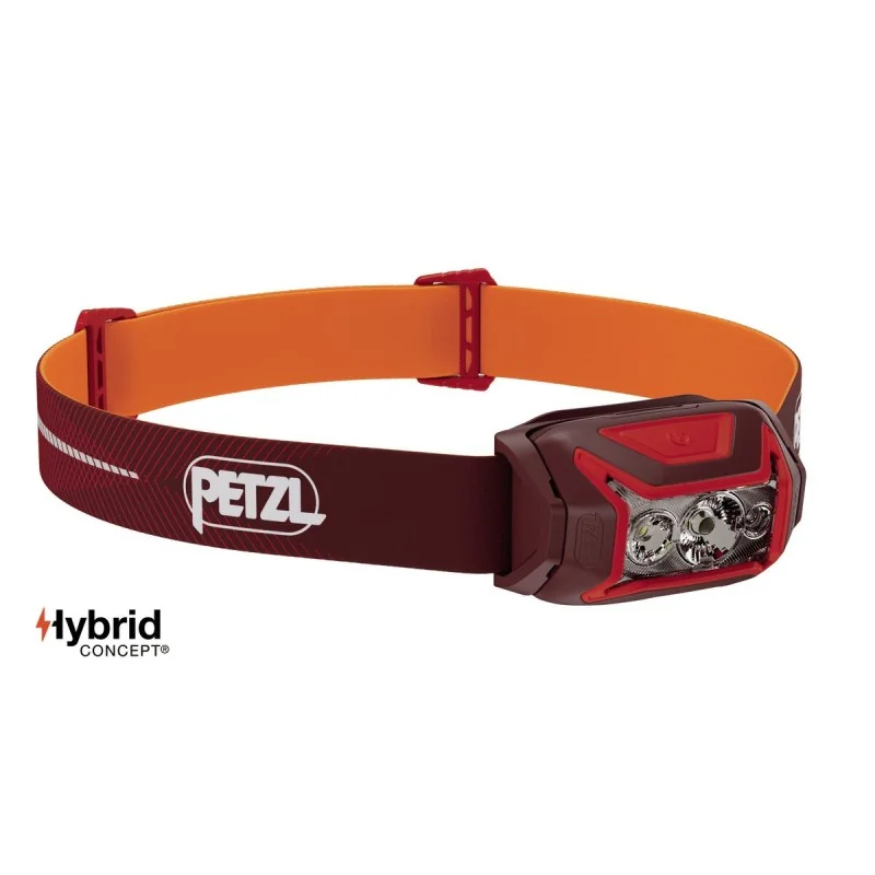 Lampe frontale Petzl Actik Core rouge 625 lumens
