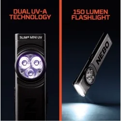 Nebo Slim Mini UV 150 lumens