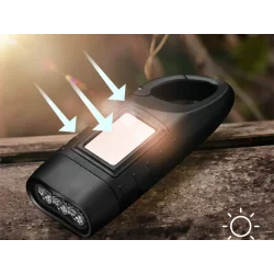 Mini lampe torche dynamo 3 LED