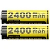 Pack 2 batteries Nitecore AA NH2400