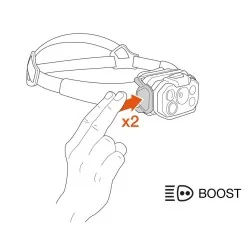 Lampe frontale Petzl Swift RL Classic 1200 lumens noir