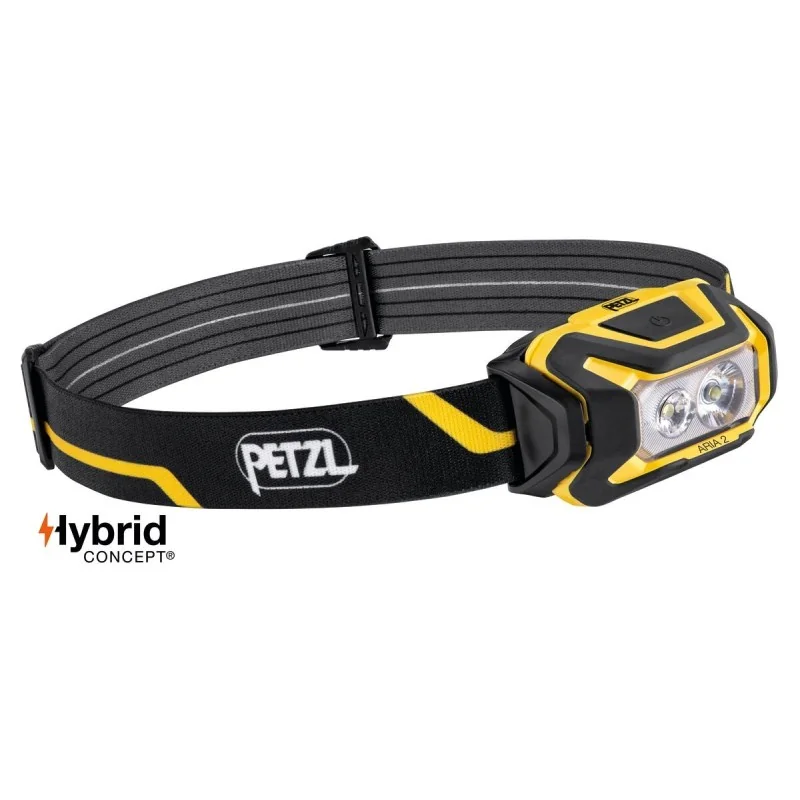 Lampe frontale Petzl Aria 2 noir/jaune
