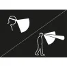 Lampe frontale Petzl Aria 2 noir/jaune