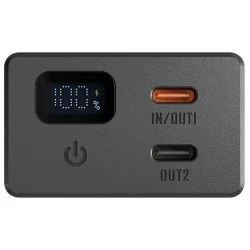 Batterie externe en carbone Nitecore CARBO20 bleue