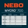Lampe frontale rechargeable Nebo Mycro 700