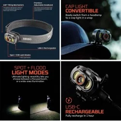 Lampe frontale rechargeable Nebo Mycro 900+