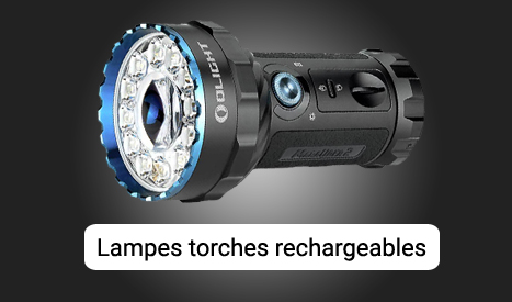 Lampes torches rechargeables